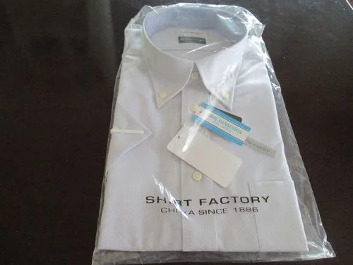 アポロコット半袖シャツの包装されている写真